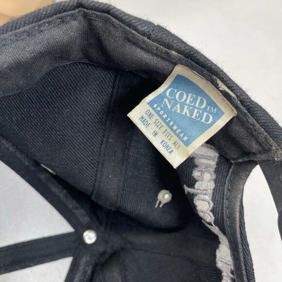 Coed Naked Ice Hockey Hat Men's OS Black Snapback On Ice Is Twice As Nice Cap - Picture 12 of 12